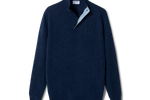 Men's Extra Fine Merino Zip Sweater